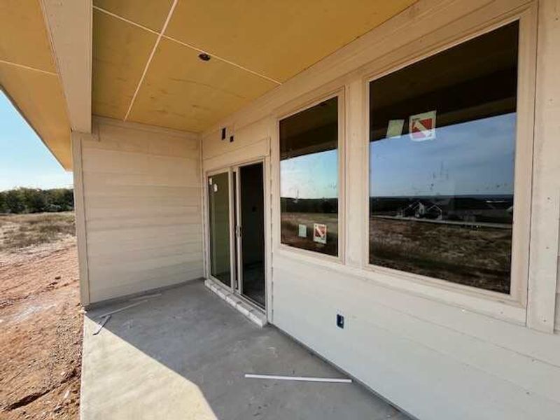 Covered patio