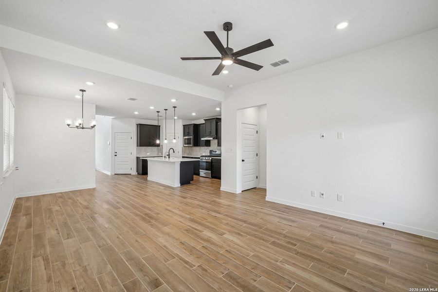 Spacious, unfurnished interior of a new home in Legacy at Lake Dunlap, New Braunfels (Image 18). Spacious, unfurnished interior of a new home in Legacy at Lake Dunlap, New Braunfels (Image 18).