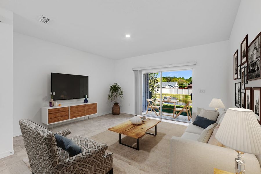 Furnished interior view inside a new home in Sabal Terrace, Jacksonville (Image 8).