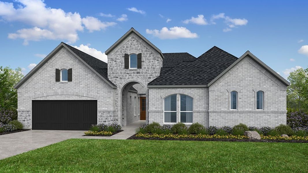 Representative exterior photo of a completed home built from the Courtney by Taylor Morrison in The Ranch at Uptown Celina, Celina, TX (Image 19).
