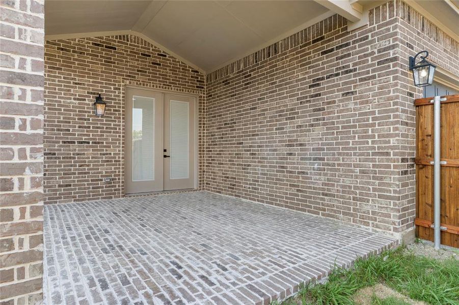 View of patio with french doors View of patio with french doors