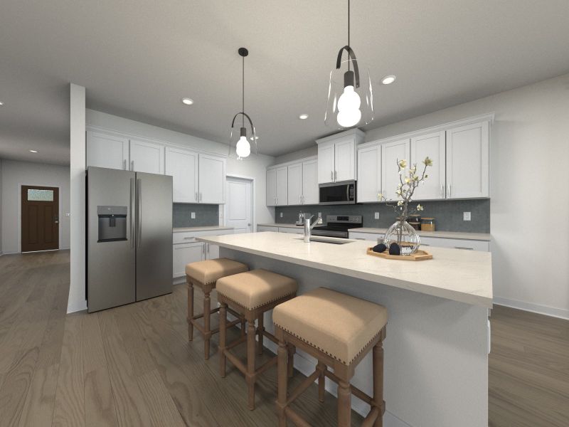 Furnished interior view inside a new home in Briarcreek - Legacy Series, Antioch (Image 3).