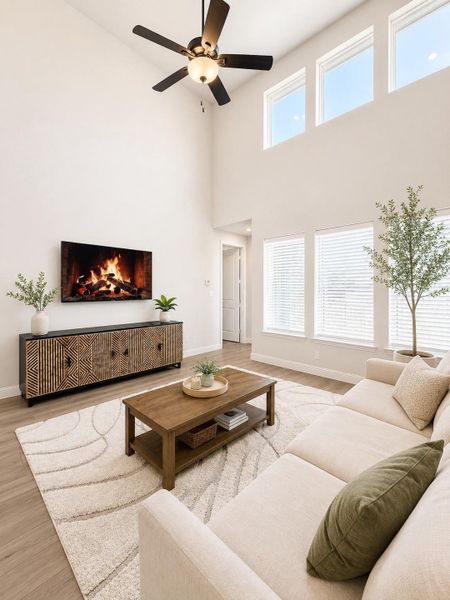 Furnished interior view inside a new home in Harvest, Argyle (Image 18).