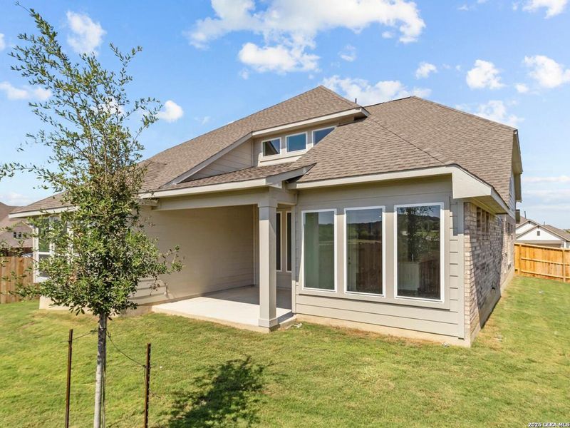 Exterior details and patio area of a home in Homestead, Schertz (Image 21). Exterior details and patio area of a home in Homestead, Schertz (Image 21).