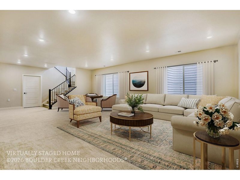 Furnished interior view inside a new home in , Fort Collins (Image 10).