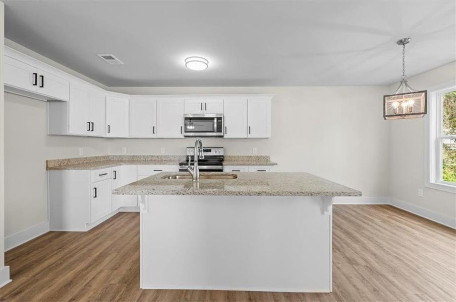 Furnished interior view inside a new home in , Gainesville (Image 4). Furnished interior view inside a new home in , Gainesville (Image 4).