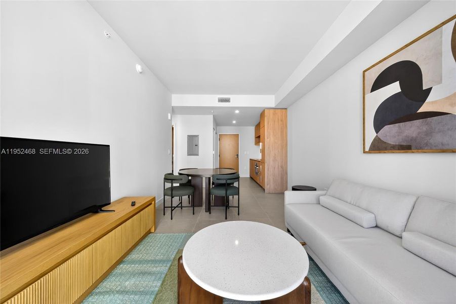 Furnished interior view inside a new home in , Miami (Image 6).