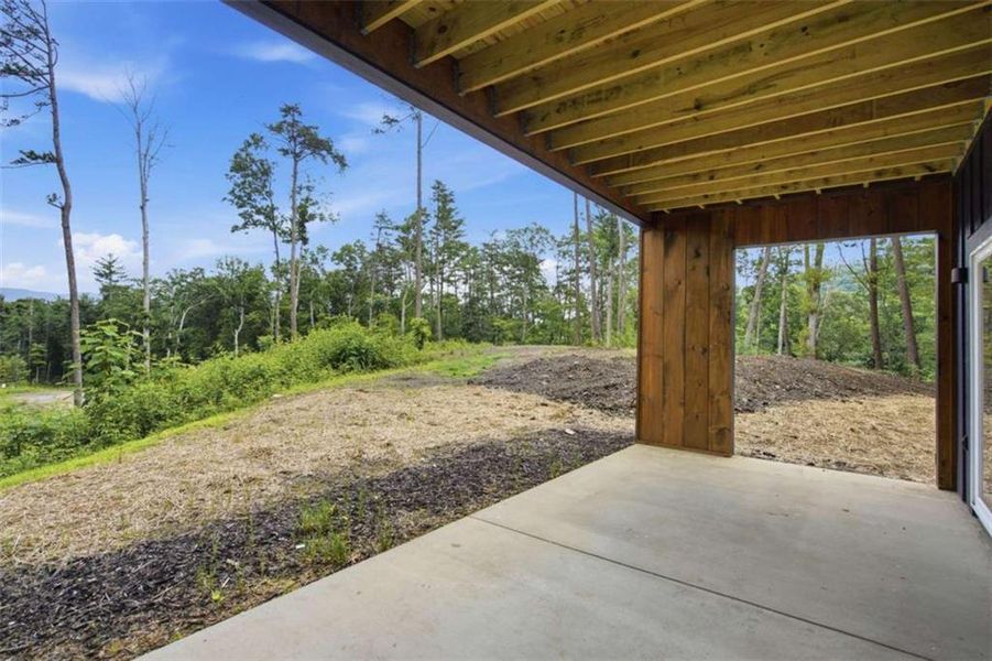 Exterior details and patio area of a home in , Ellijay (Image 3). Exterior details and patio area of a home in , Ellijay (Image 3).