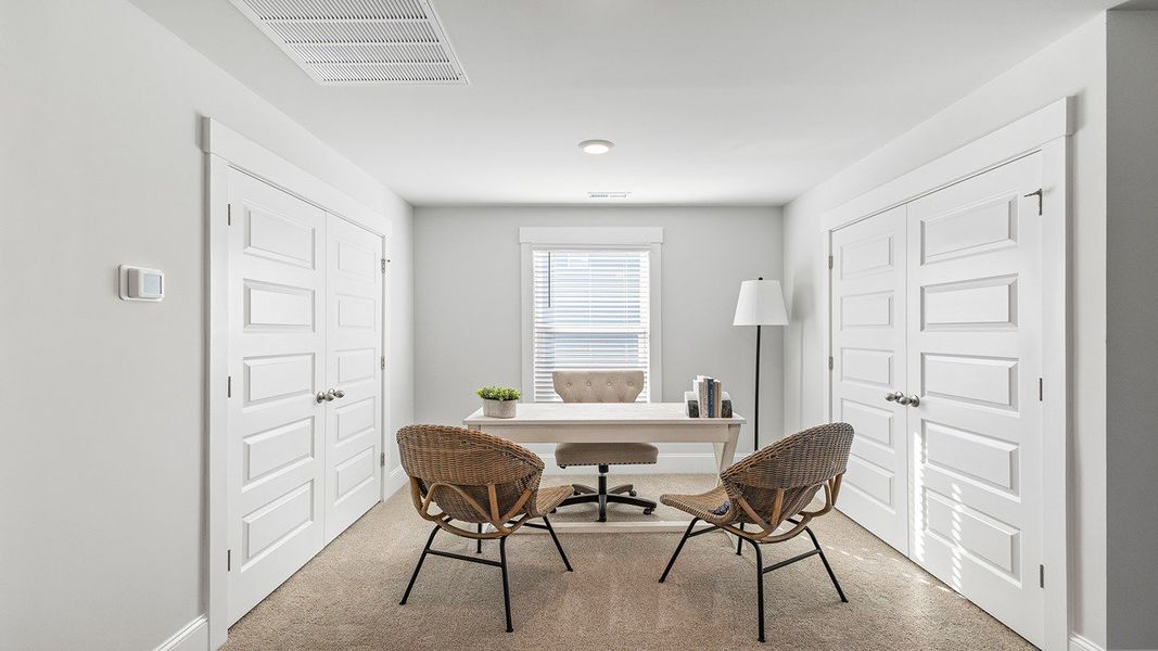 Furnished interior view inside a new home in Rivers Reach, Yemassee (Image 25).