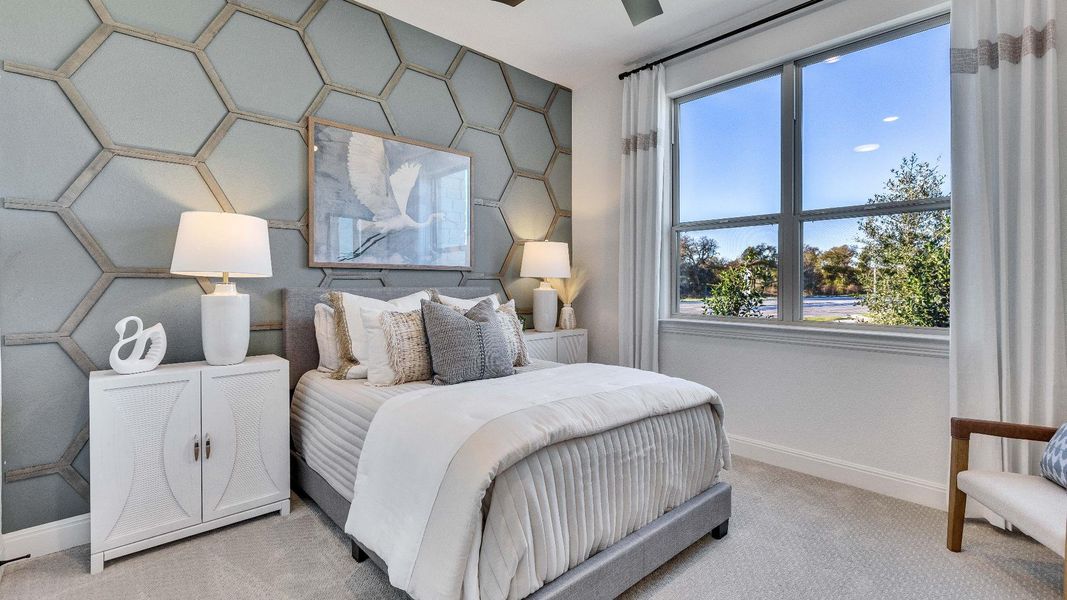 Furnished interior view inside a new home in Preserve at Lakeside Meadows, Pflugerville (Image 14).