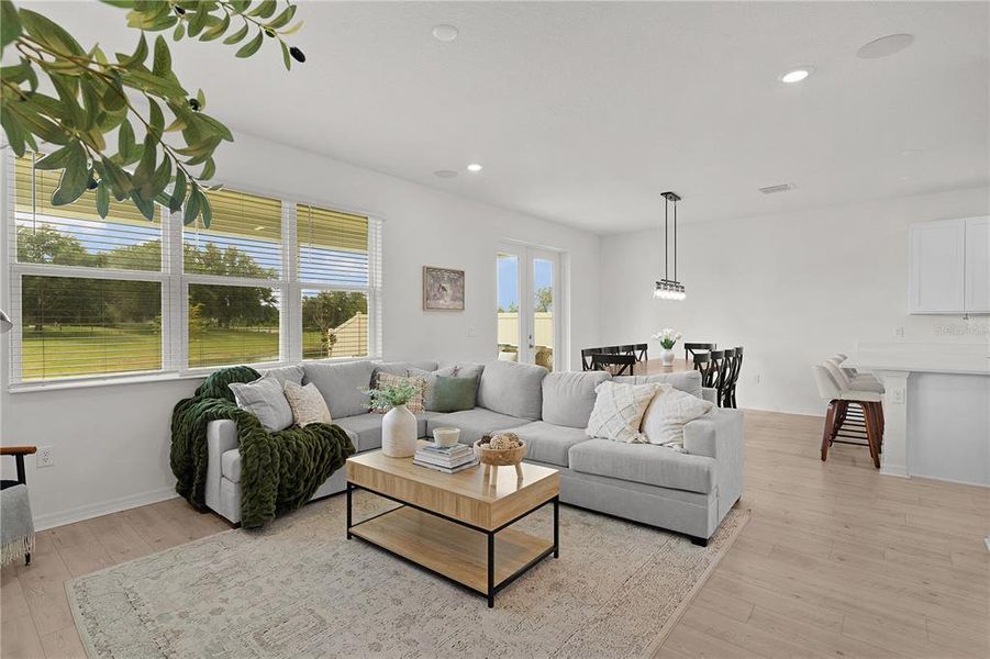Furnished interior view inside a new home in , Clermont (Image 17).
