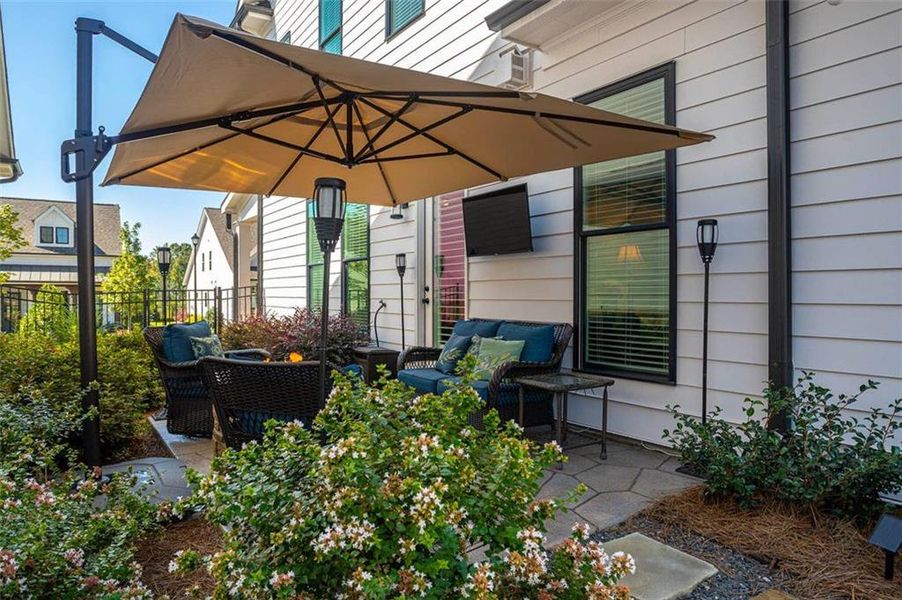 Front exterior of a new home in Idylwilde, Canton, GA, highlighting curb appeal (Image 23).