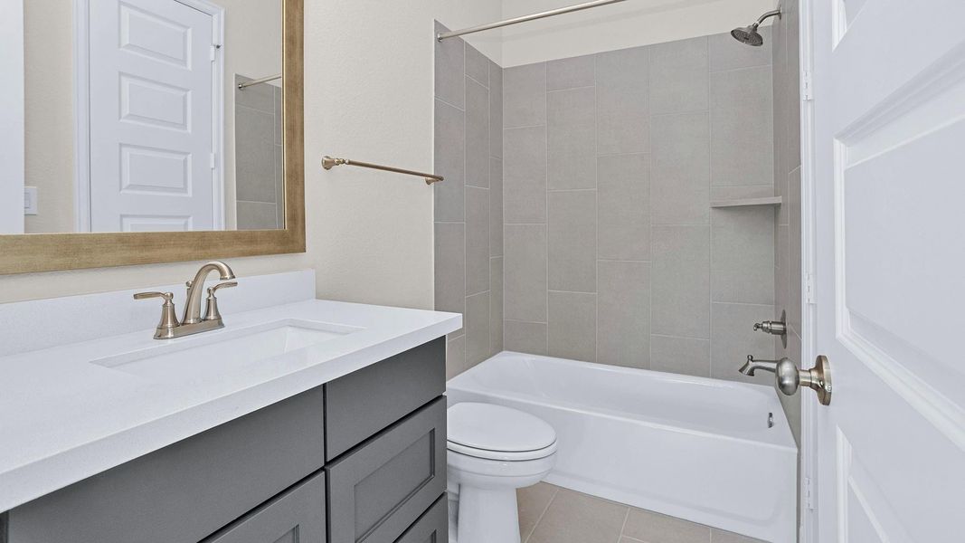 Furnished interior view inside a new home in Kresston 65', Magnolia (Image 5). Furnished interior view inside a new home in Kresston 65', Magnolia (Image 5).