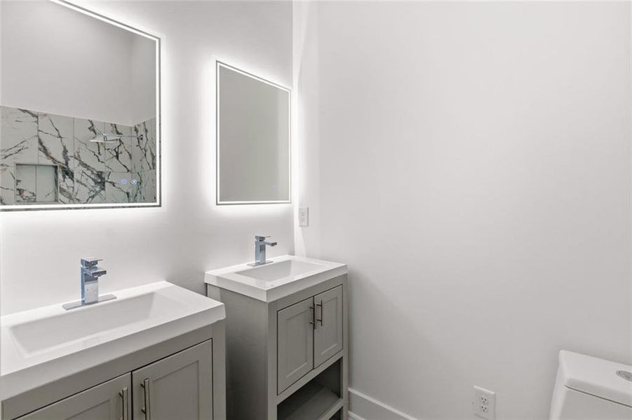 Furnished interior view inside a new home in , Atlanta (Image 11).