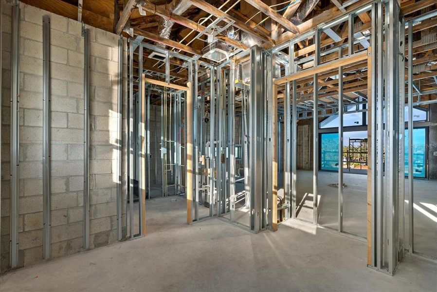 In-progress construction of a new home in , Sarasota, FL (Image 18).