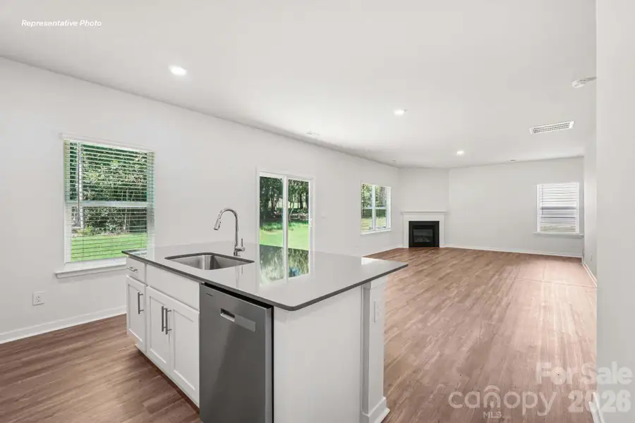 Furnished interior view inside a new home in Reedy Creek Preserve, Charlotte (Image 5).
