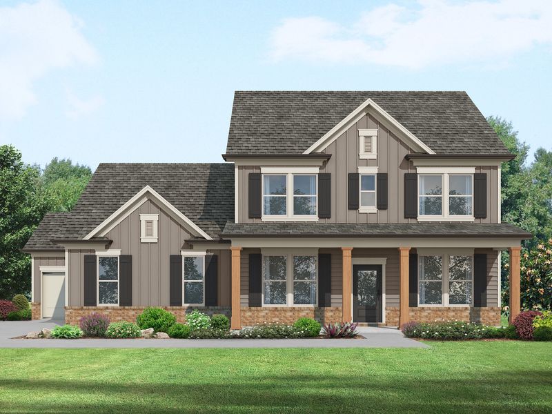 Representative exterior photo of a completed home built from the The Lakehurst by My Home Communities in Cotton Creek, Good Hope, GA (Image 2). Representative exterior photo of a completed home built from the The Lakehurst by My Home Communities in Cotton Creek, Good Hope, GA (Image 2).