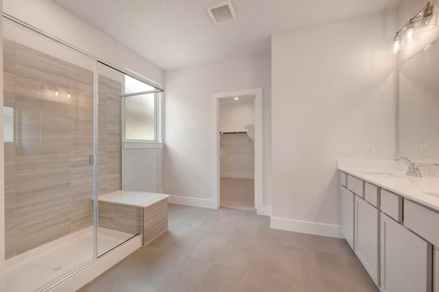 Furnished interior view inside a new home in The Meadows, Denton (Image 11).