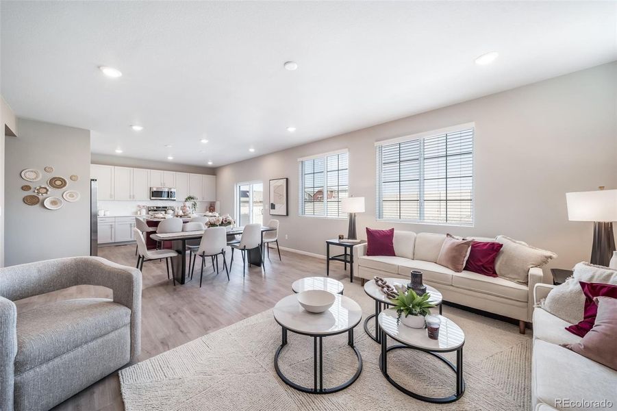 Furnished interior view inside a new home in , Aurora (Image 28).