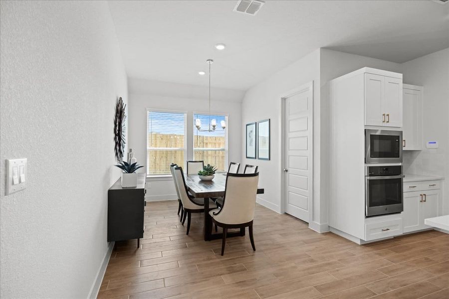 Furnished interior view inside a new home in Sunfield, Buda (Image 19). Furnished interior view inside a new home in Sunfield, Buda (Image 19).