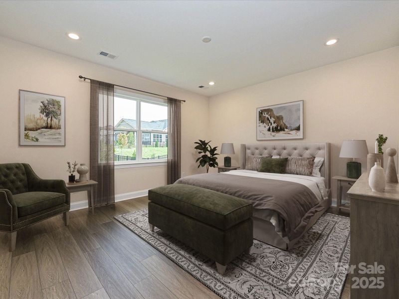 Virtually Staged Primary Bedroom Virtually Staged Primary Bedroom