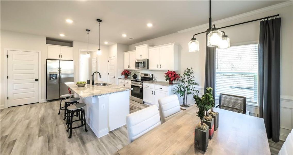 Furnished interior view inside a new home in Canterbury Villas, Carrollton (Image 36).