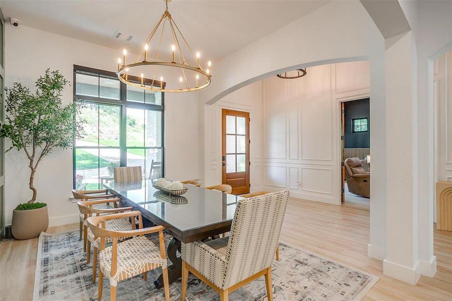 Furnished interior view inside a new home in , Aledo (Image 9).