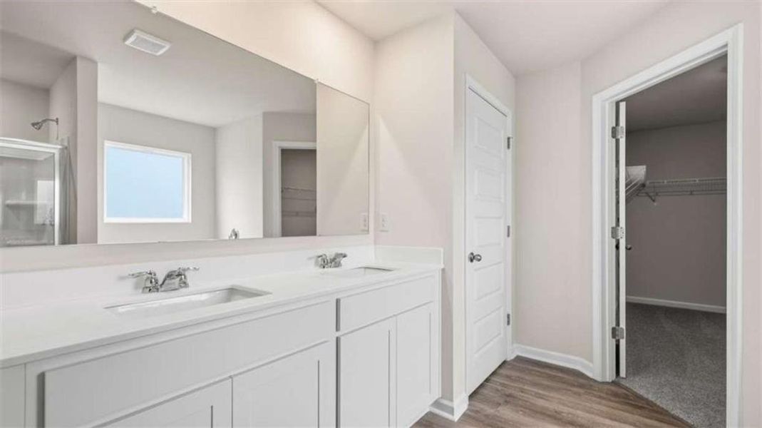 Furnished interior view inside a new home in Bridle Creek, Locust Grove (Image 8). Furnished interior view inside a new home in Bridle Creek, Locust Grove (Image 8).