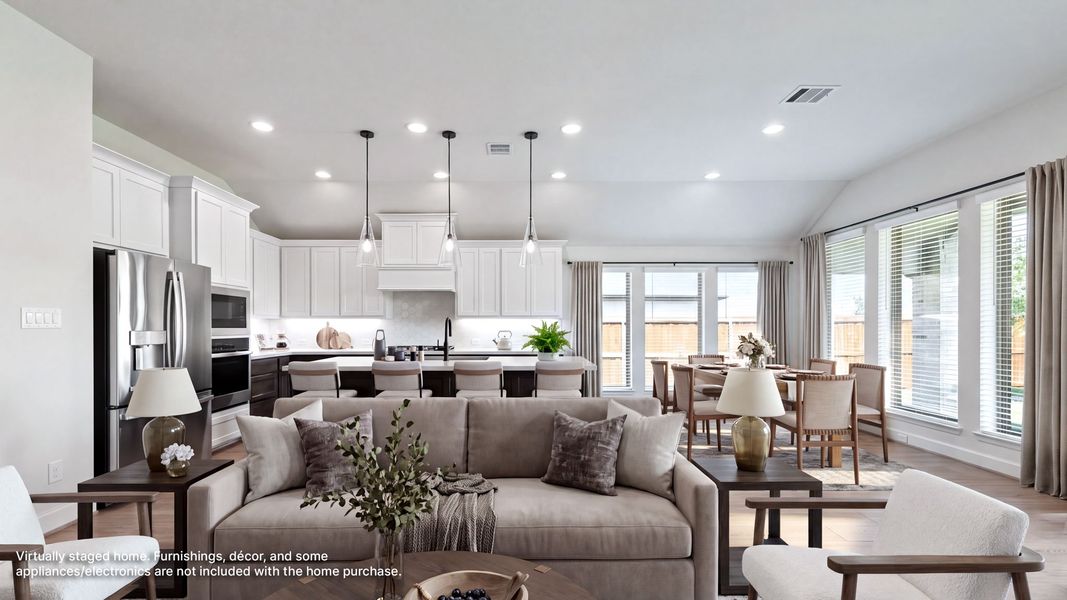 Furnished interior view inside a new home in Walsh, Fort Worth (Image 5).