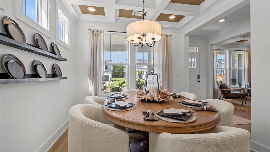 Furnished interior view inside a new home in Benjamin's Grove, Woodruff (Image 5).