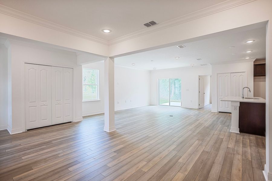 Representative unfurnished interior of a home built from the Ashton by Maronda Homes in Malabar Springs, Palm Bay (Image 59).