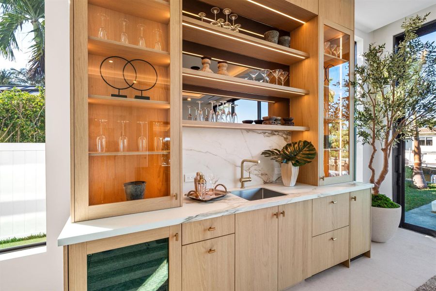 Furnished interior view inside a new home in , Delray Beach (Image 16).