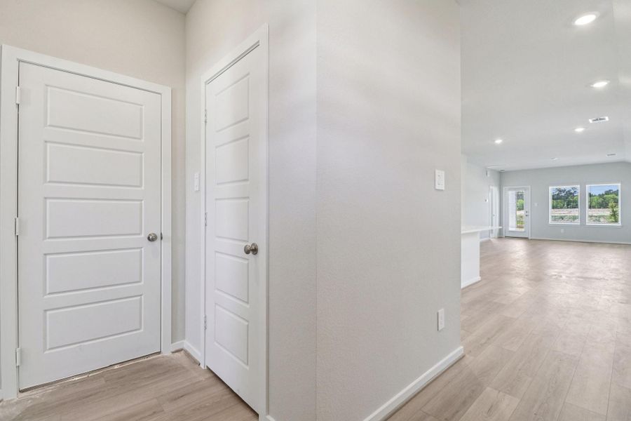 Spacious, unfurnished interior of a new home in Granger Pointe - Traditional Series, Conroe (Image 11). Spacious, unfurnished interior of a new home in Granger Pointe - Traditional Series, Conroe (Image 11).