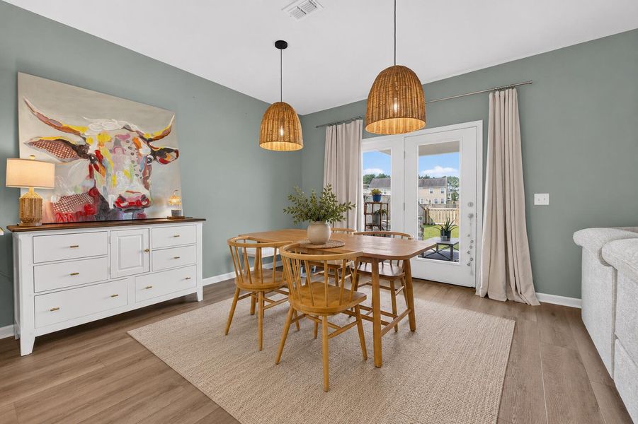 Furnished interior view inside a new home in Sanctuary Cove at Cane Bay, Summerville (Image 16).