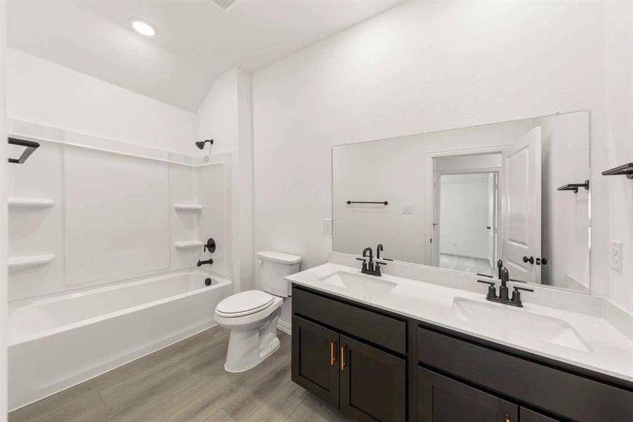 Furnished interior view inside a new home in Brookshire at Legacy Hills-50s, Celina (Image 7). Furnished interior view inside a new home in Brookshire at Legacy Hills-50s, Celina (Image 7).