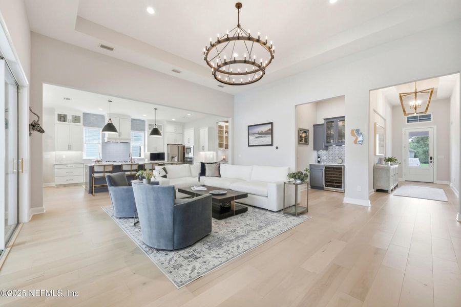 Furnished interior view inside a new home in , St. Augustine (Image 18).