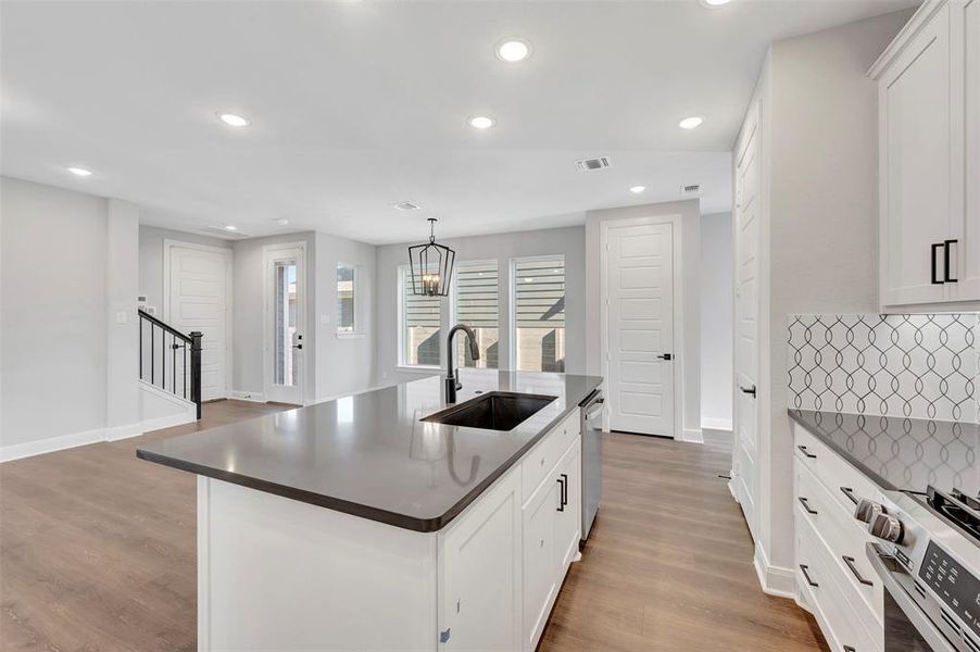 Furnished interior view inside a new home in Painted Tree Woodland West – Cottages, McKinney (Image 8).
