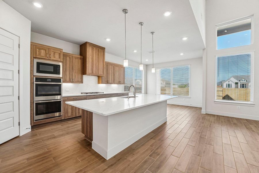 Furnished interior view inside a new home in Sunfield, Buda (Image 13).