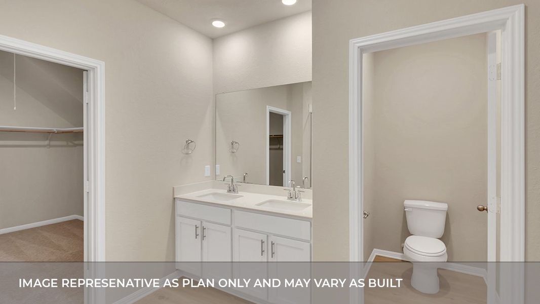 Furnished interior view inside a new home in Bar W Ranch, Leander (Image 10).