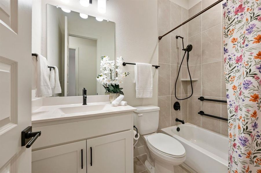 Furnished interior view inside a new home in Elements at Viridian - Garden Series, Arlington (Image 14).