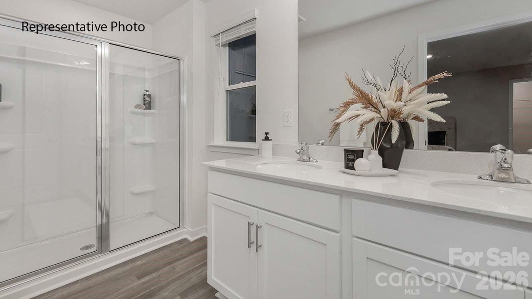 Furnished interior view inside a new home in The Hamptons at Hickory, Hickory (Image 13).