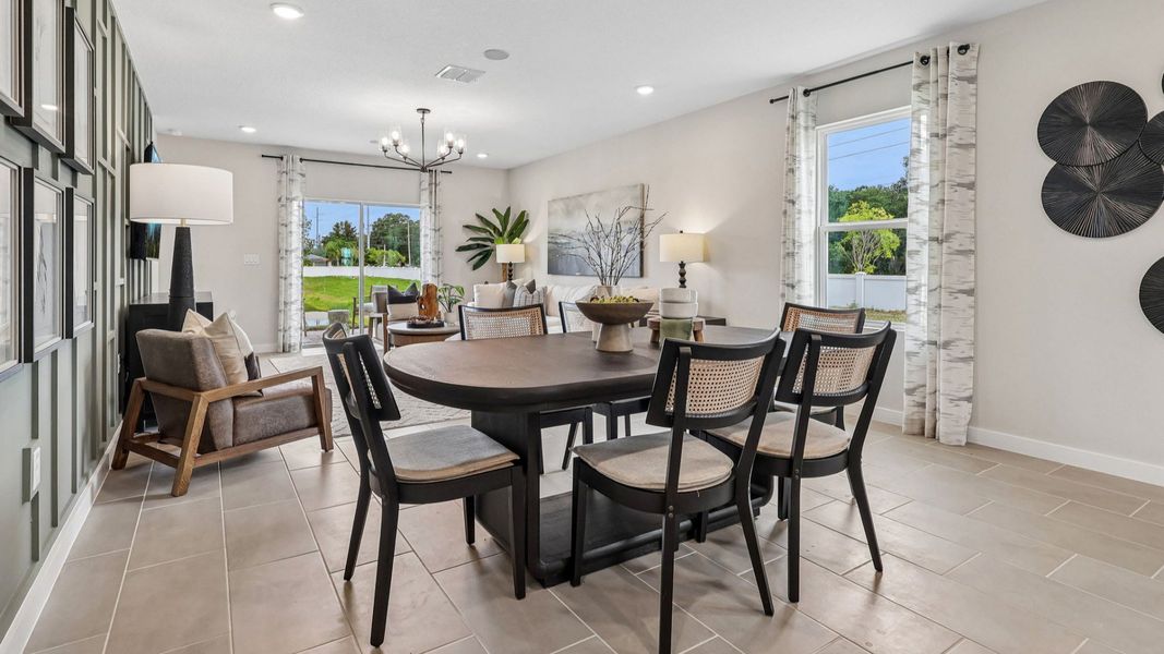 Representative furnished interior of a home built from the Flagler by DRB Homes in Liberty Trace, Haines City (Image 12).