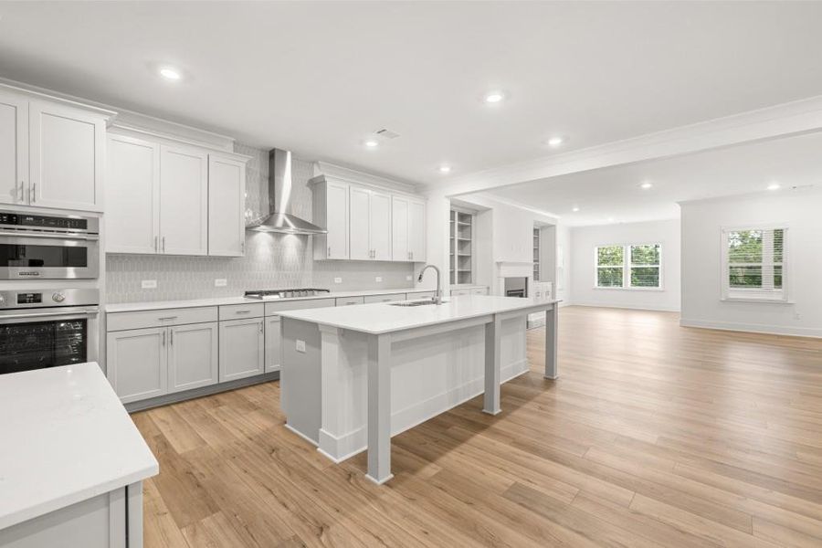 Furnished interior view inside a new home in The Court at Gainesville Township, Gainesville (Image 4).