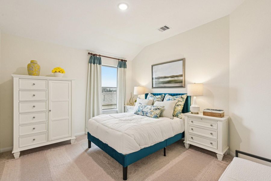 Furnished interior view inside a new home in Meadow Park, Conroe (Image 28).