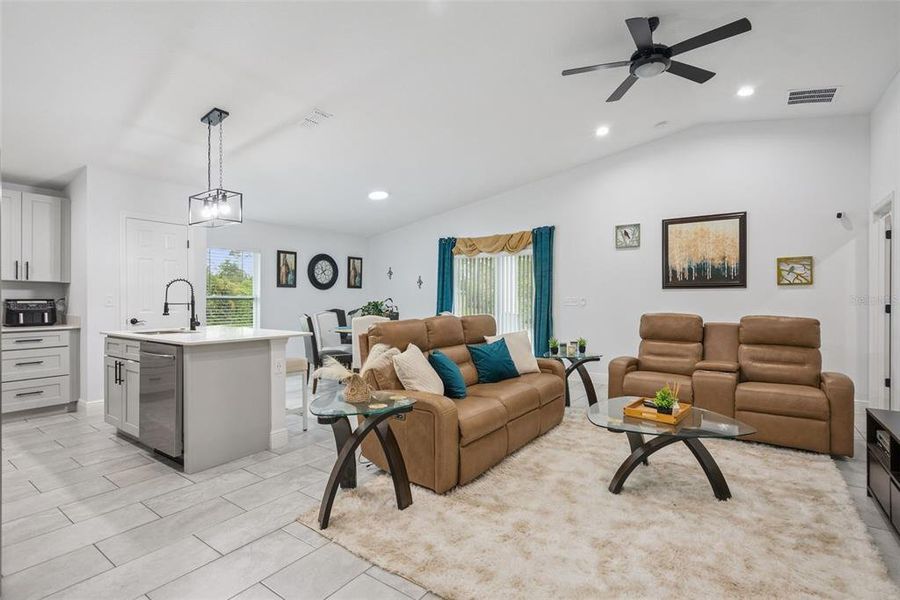 Furnished interior view inside a new home in , Deland (Image 12).