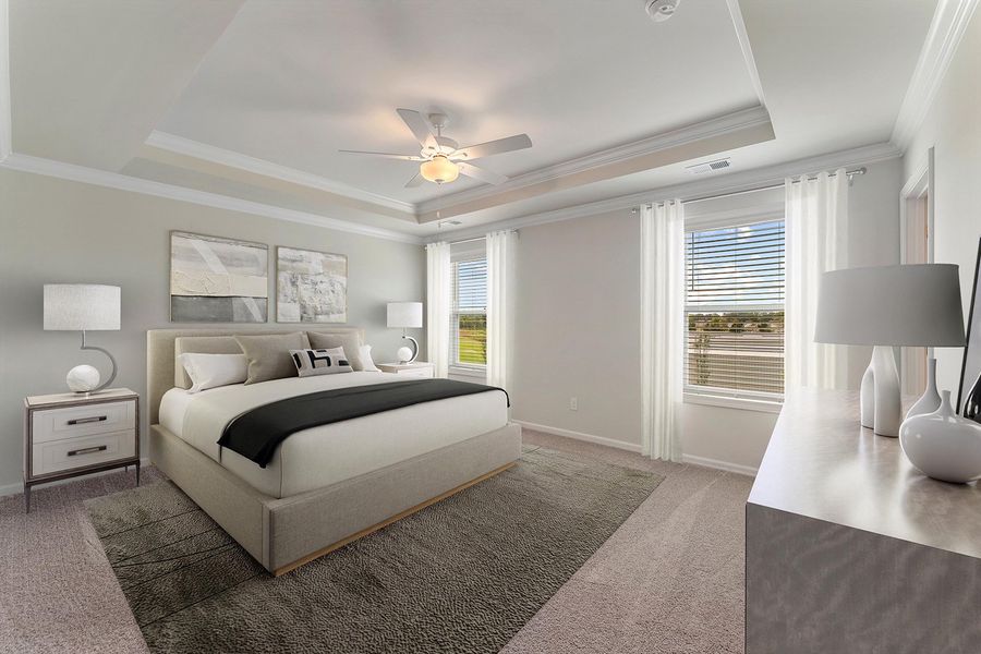 Representative furnished interior of a home built from the Highland - Genesis Value Collection by Mungo Homes in Pinecrest, West Columbia (Image 7).