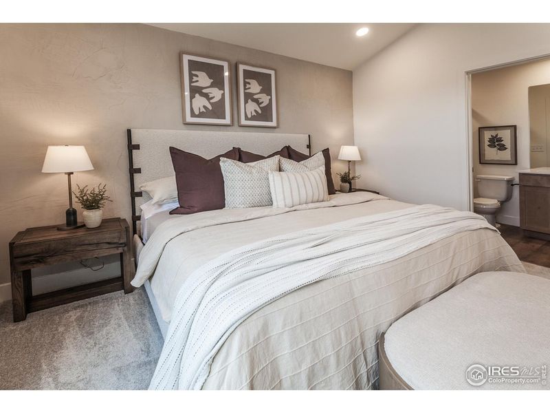Furnished interior view inside a new home in Prairie Song Story Collection - Single Family Homes, Windsor (Image 32).