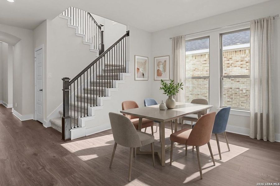 Furnished interior view inside a new home in Nopal Valley, San Antonio (Image 19).