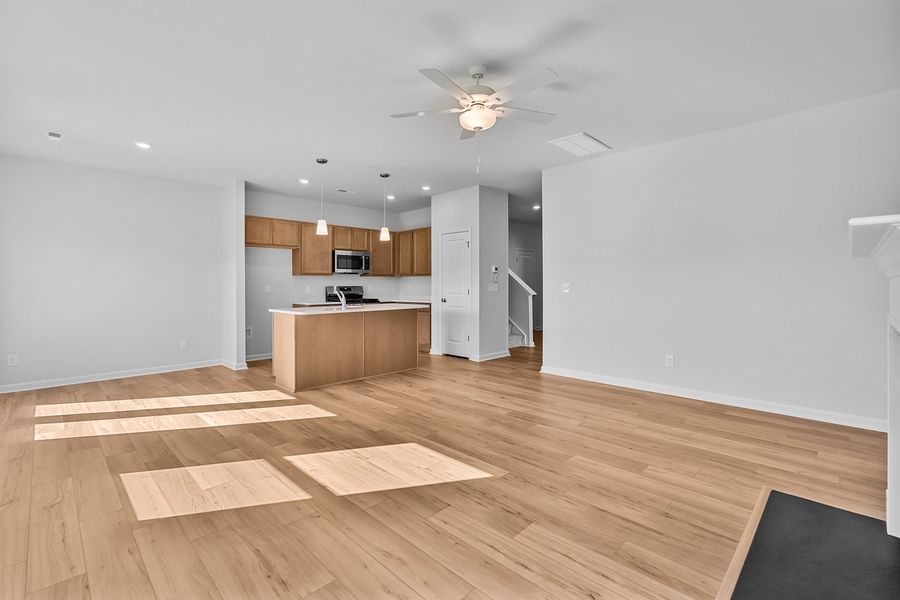 Spacious, unfurnished interior of a new home in Bell West, Kernersville (Image 22).