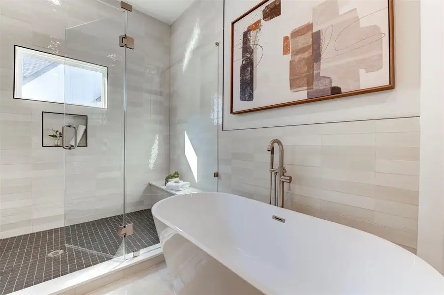 Furnished interior view inside a new home in , Houston (Image 9).